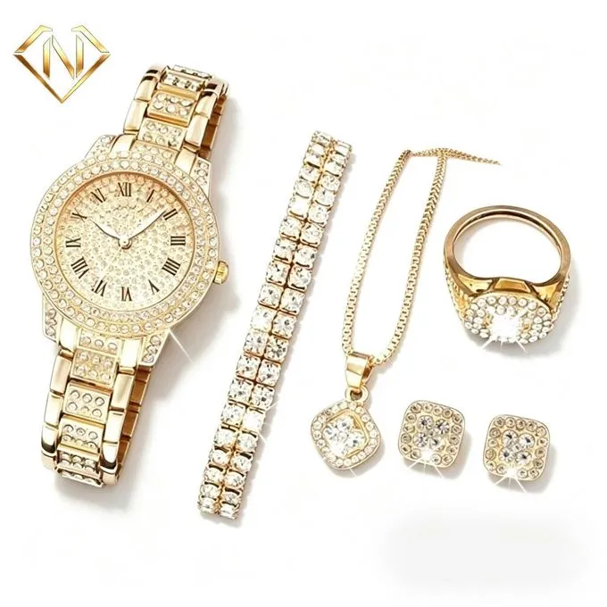 NAOT NAOT Ladies' Starry Sky Rhinestone Watch Bracelet Set