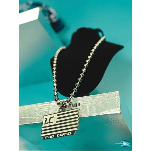 LUXURY TRENDY SILVER STEEL MEN NECKLACE JEWELRY SET