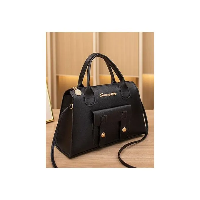 Women Messenger Bag Fashionable Pattern Solid Simple Handbag Shoulder Bag Purpose Women's Leather Bag