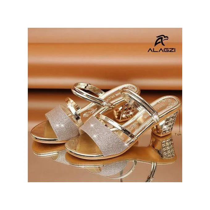 2025 Womens Casual Shoes High Heels - Gold